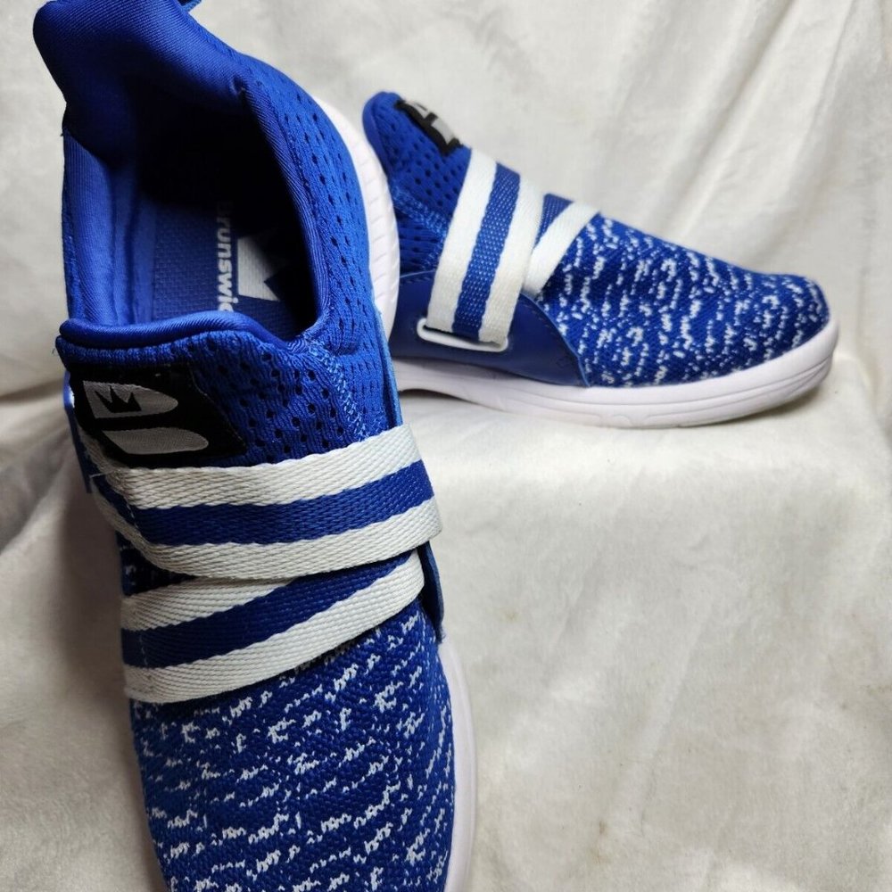 Men's Brunswick Slingshot Slip On Bowling Shoes Blue/… Gem